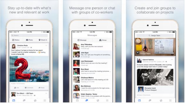 Facebook at Work, Facebook formato Business Facebook at Work, Facebook formato Business