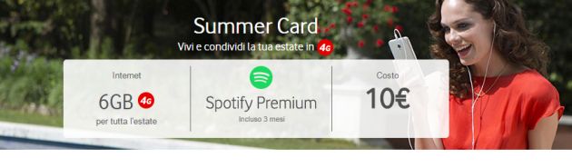 Vodafone Summer Card 2015: ecco la promo di Vodafone Vodafone Summer Card 2015: ecco la promo di Vodafone