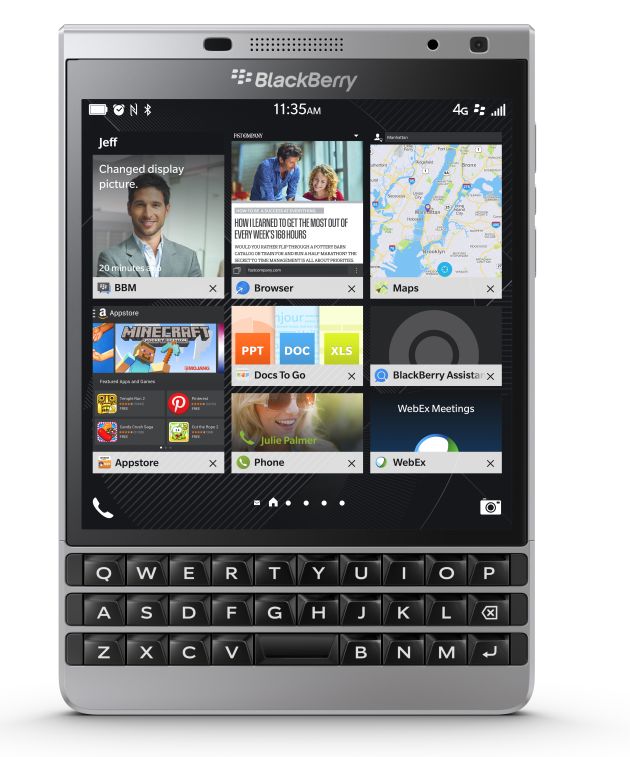 Blackberry annuncia BlackBerry Passport Silver Edition Blackberry annuncia BlackBerry Passport Silver Edition