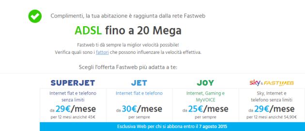 Offerta linea adsl. in caso di richiesta di attivazione di una nuova ... Linea adsl offerte