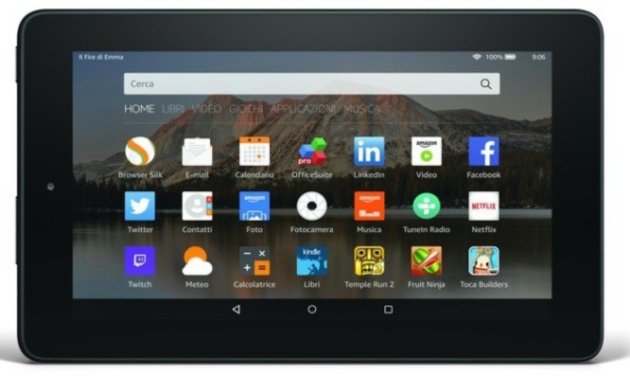 Amazon Fire 7: Nuovo tablet Pc da 7 pollici a 59 euro Amazon Fire 7: Nuovo tablet Pc da 7 pollici a 59 euro