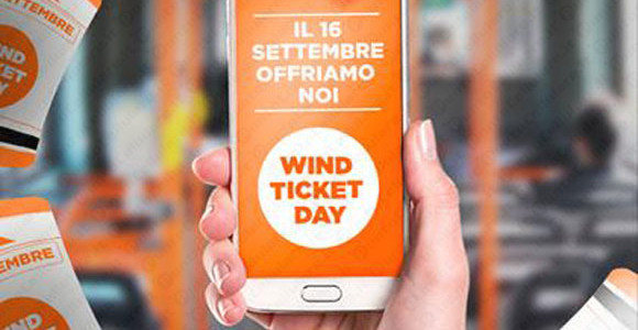 Wind Ticket Day: Biglietti gratis nei Mezzi Pubblici in 40 comuni italiani Wind Ticket Day: Biglietti gratis nei Mezzi Pubblici in 40 comuni italiani