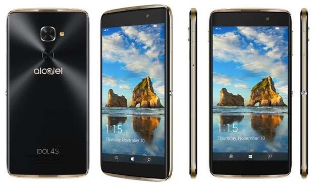 Alcatel Idol 4s è uno smartphone con Windows 10 e supporto per la realtà virtuale Alcatel Idol 4s è uno smartphone con Windows 10 e supporto per la realtà virtuale