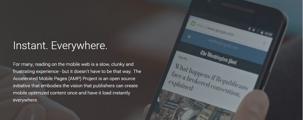 Con AMP di Google tutto va più veloce Con AMP di Google tutto va più veloce