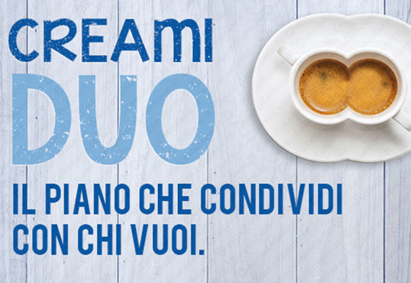 CREAMI DUO, il Piano di PosteMobile per condividere i credit tra due SIM CREAMI DUO, il Piano di PosteMobile per condividere i credit tra due SIM