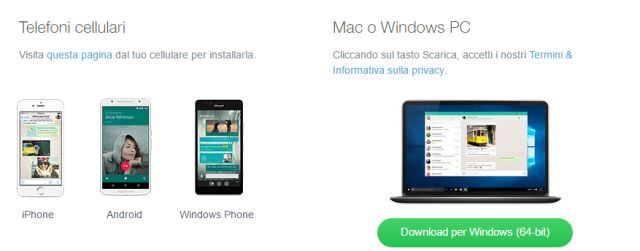 WhatsApp, Client ufficiale per Pc e Mac WhatsApp, Client ufficiale per Pc e Mac