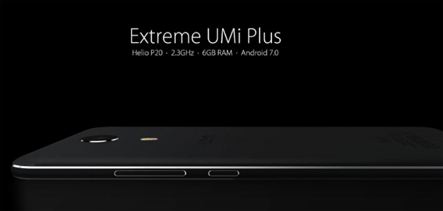 UMi Plus Extreme ufficiale con Helio P20, 6GB RAM, Android 7 Nougat UMi Plus Extreme ufficiale con Helio P20, 6GB RAM, Android 7 Nougat