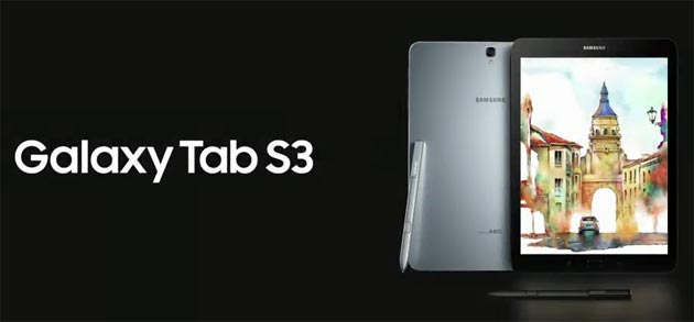Samsung Galaxy Tab S3 presentato da Samsung Samsung Galaxy Tab S3 presentato da Samsung