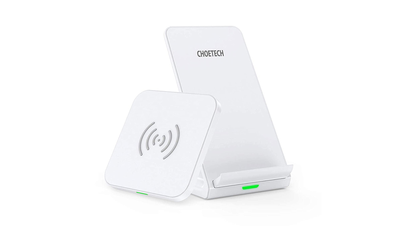 Caricabatterie Wireless Qi Konix Fiji 10W - Ricarica Rapida A Induzione Per Smartphone - Blu