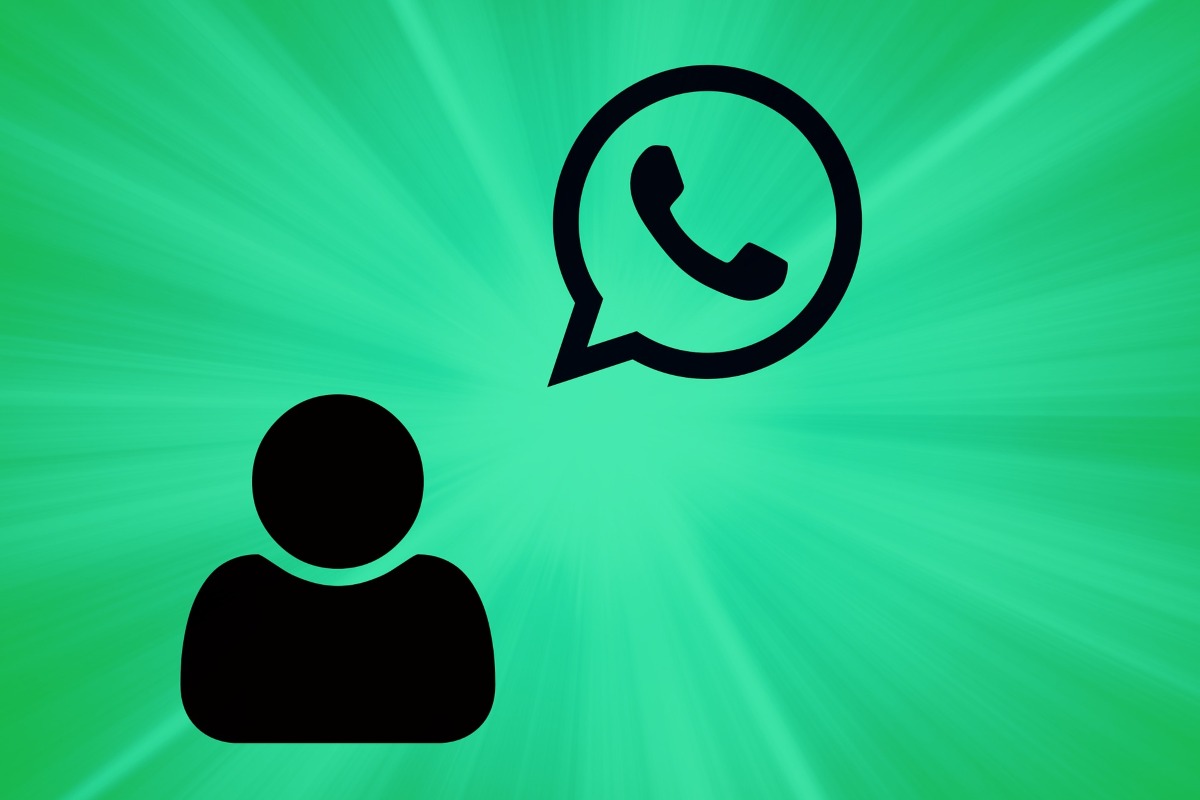 Simbolo WhatsApp su sfondo verde