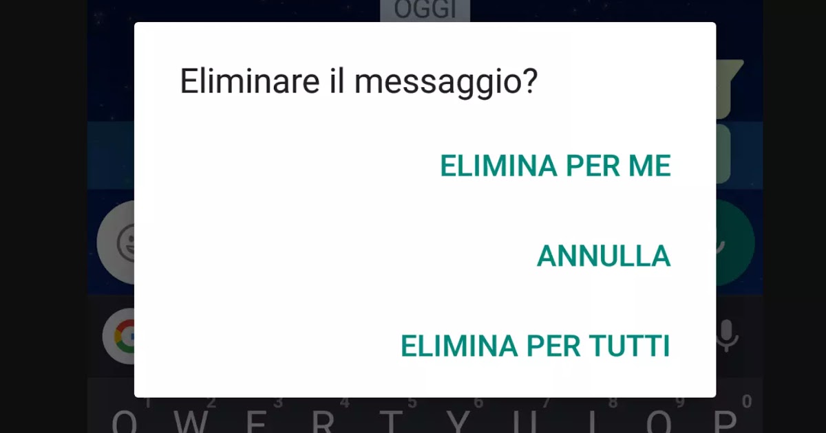 Cancellare Messaggio Whatsapp Con Una Sola Spunta