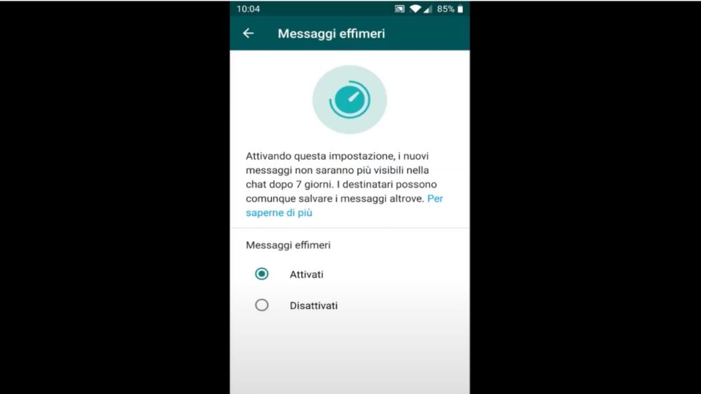WhatsApp l'icona di un orologio compare su alcune chat WhatsApp l'icona di un orologio compare su alcune chat