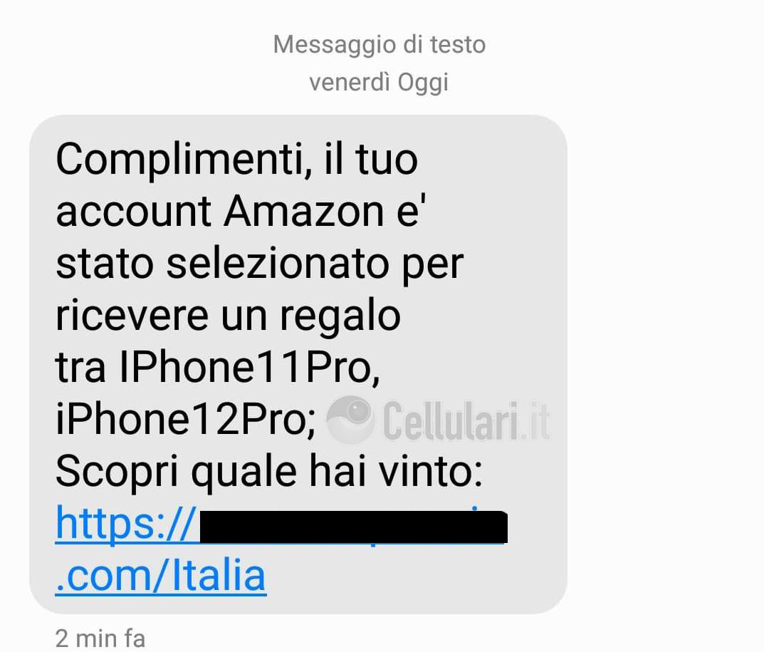 truffa online amazon iphone