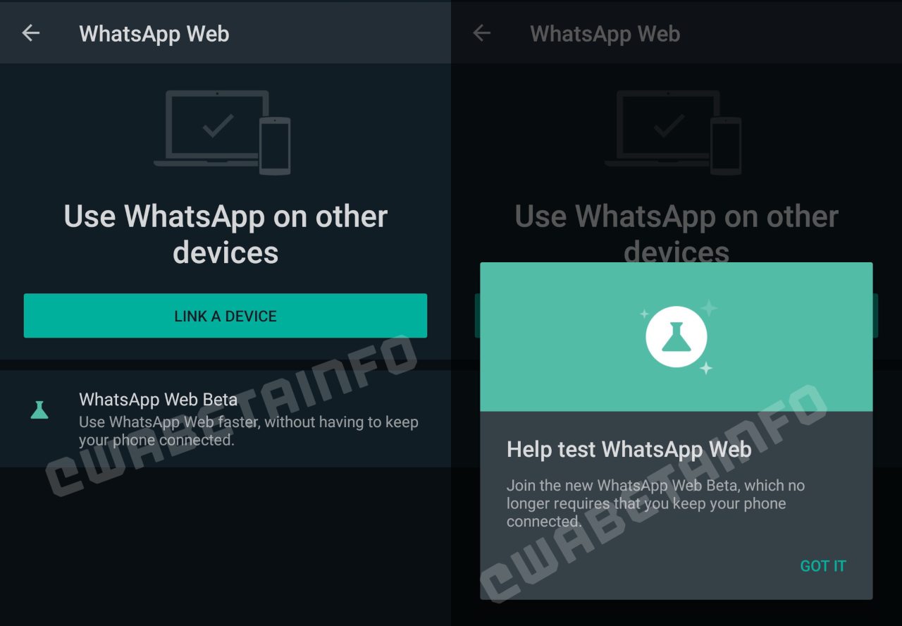 WhatsApp beta from WABetaInfo