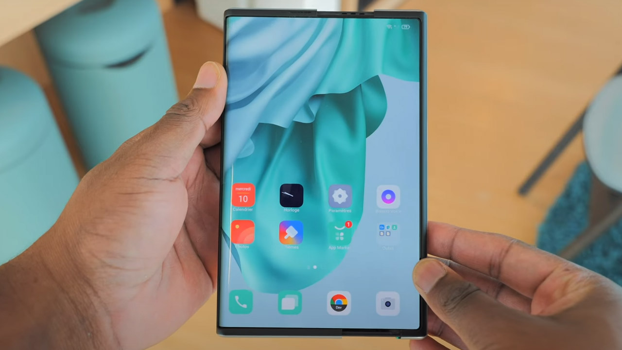 Oppo X 2021 smartphone display arrotolabile