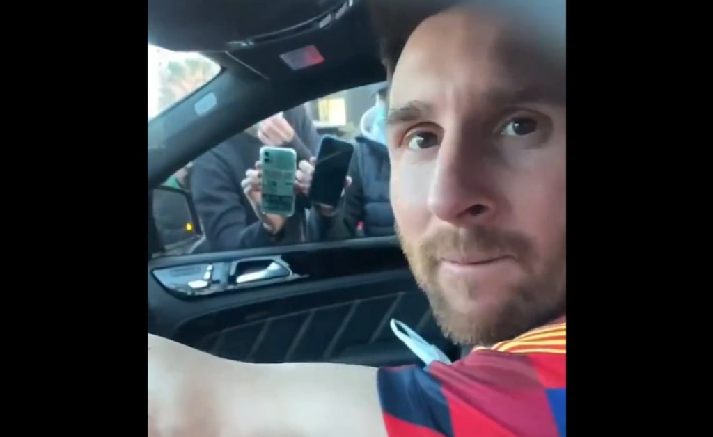 Messi auto su TikTokk