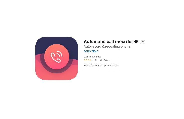 iphone call recorder logo app