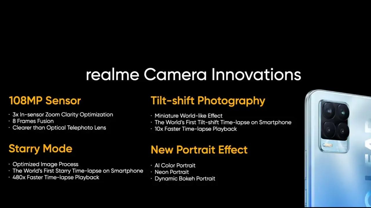 Realme 8 Pro fotocamera