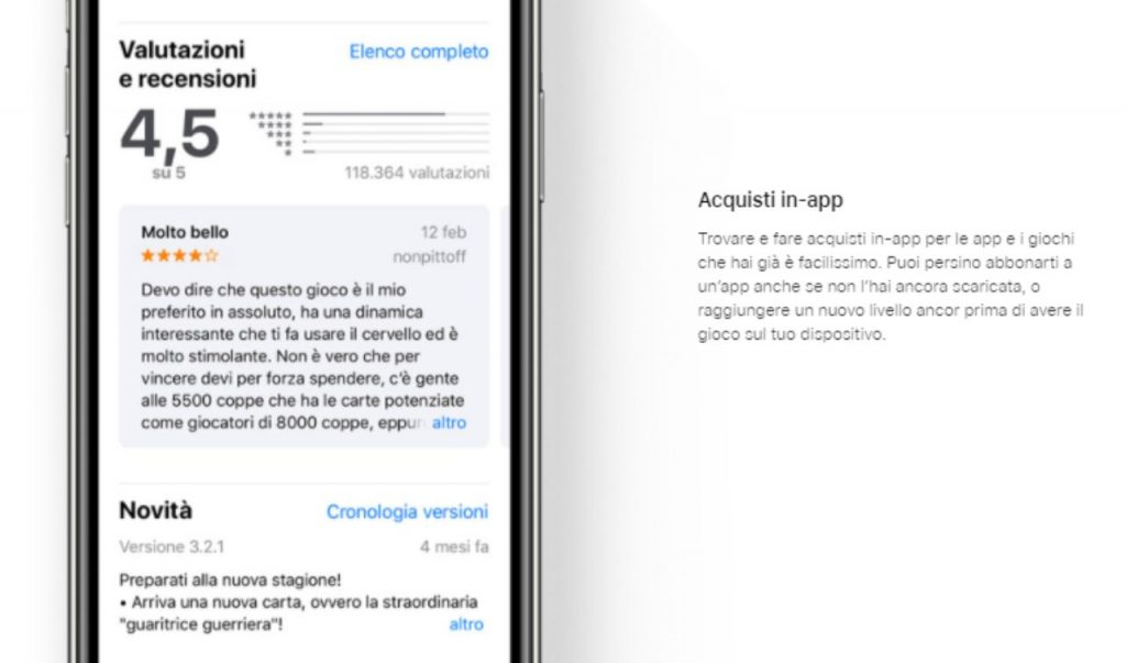 App Store recensioni