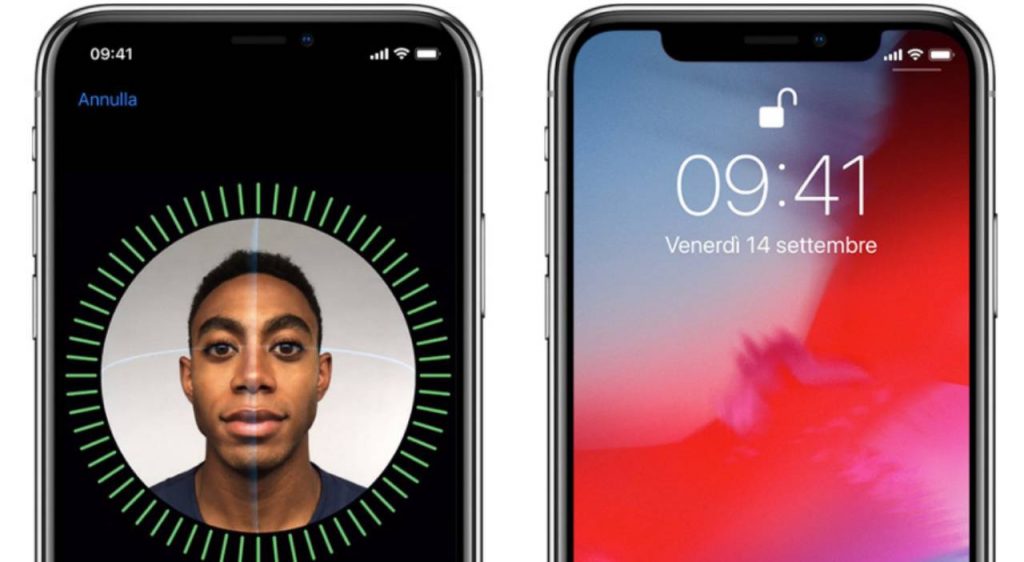 FaceID sblocco