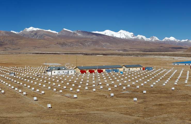 Pevatron, i rilevatori dell'AsGamma sull'Altipiano del Tibet