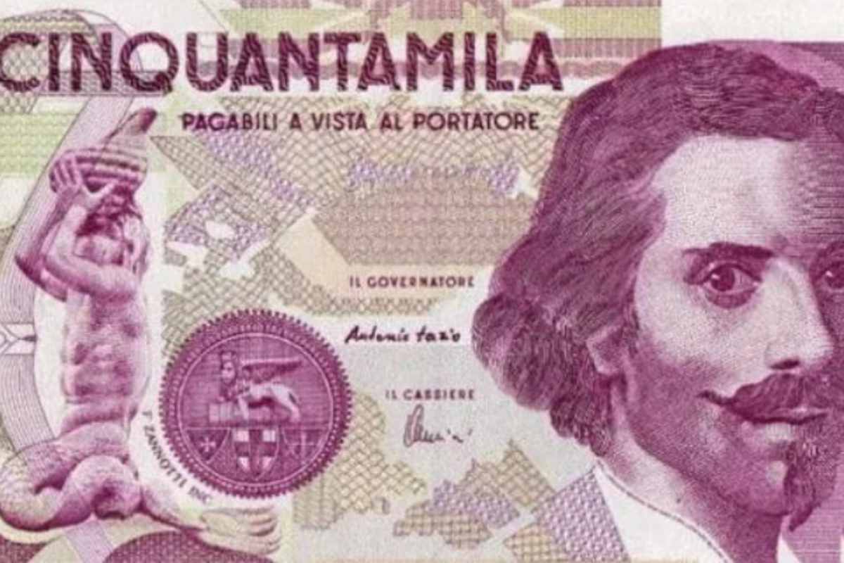 Cinquantamila lire in banconota