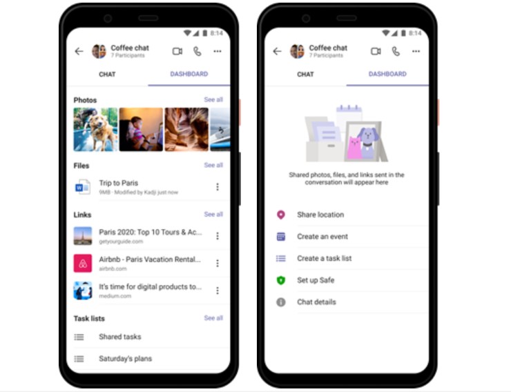 Nuove funzionalità Microsoft Teams Family e Friends