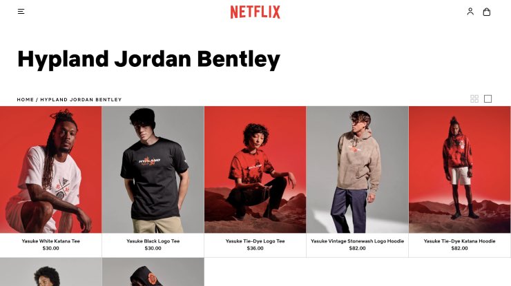 netflix e-commerce