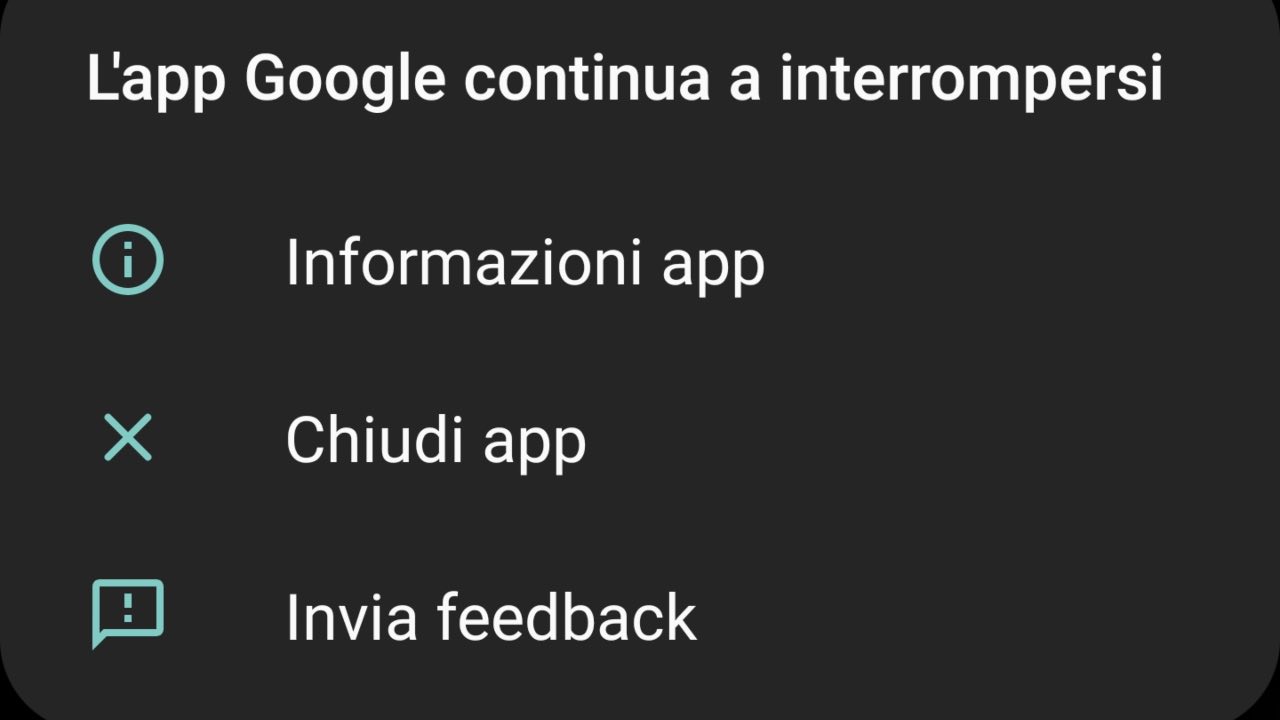 app google crash