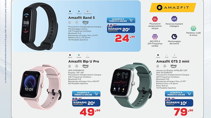 volantino euronics offerte smartwatch