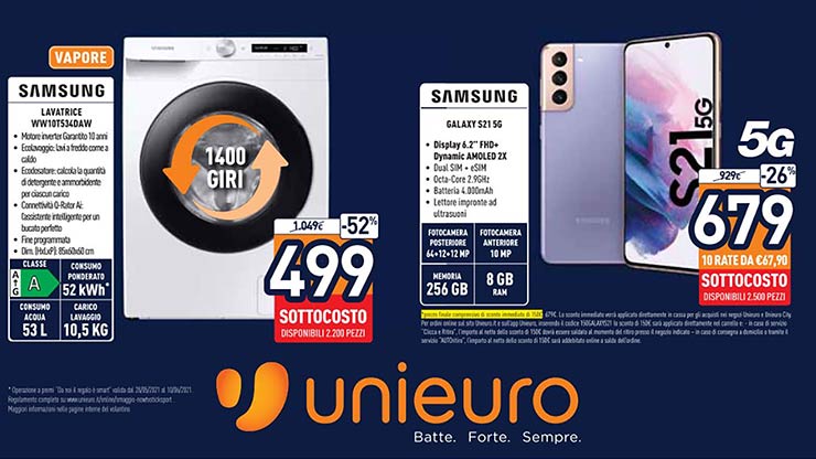 Offerte volantino Unieuro