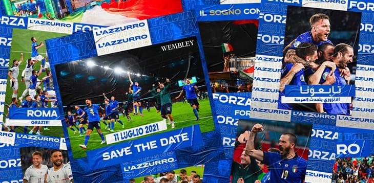 Italia in finale a Euro 2020, sui social è boom (FIGC)