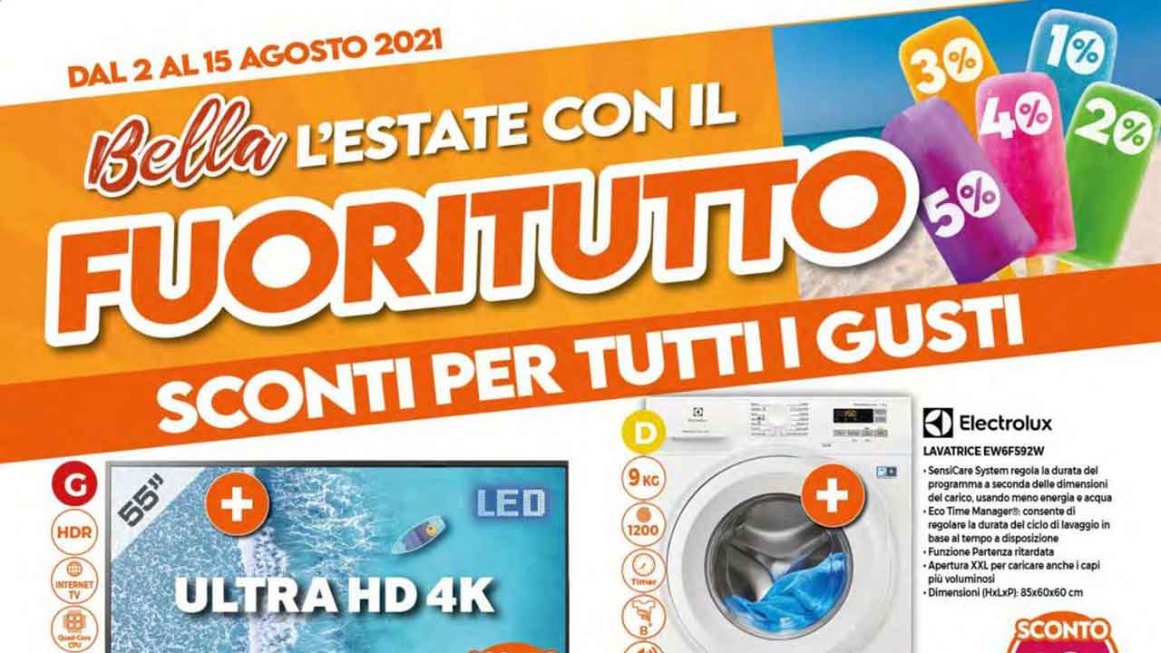 Volantino Expert agosto 2021