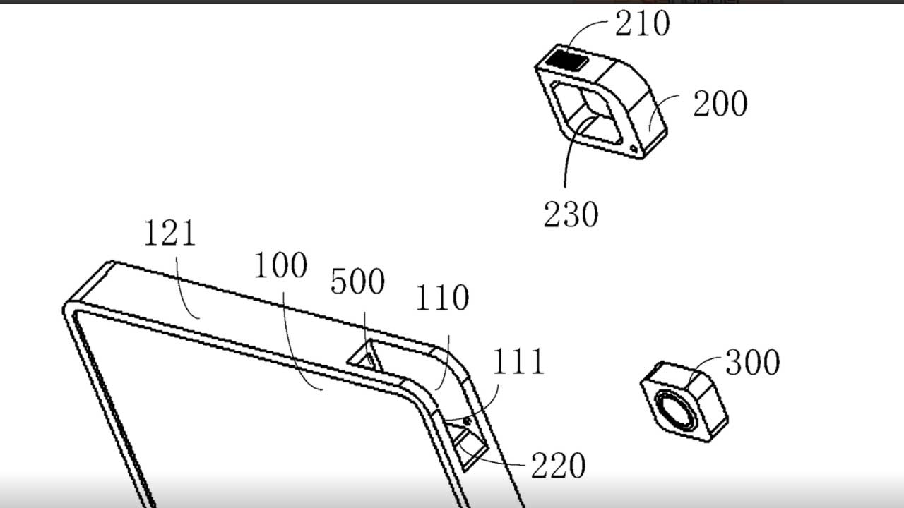 Vivo fotocamera frontale sotto al display removibile