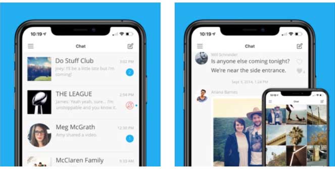 GroupMe app gruppi chat