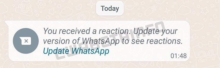 WhatsApp nuove funzioni reazione ai messaggi