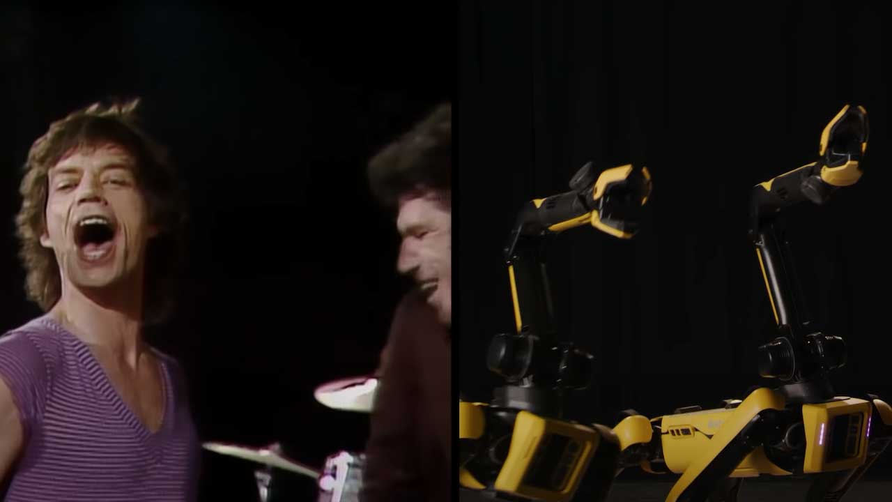 Robot Spot Mick Jagger