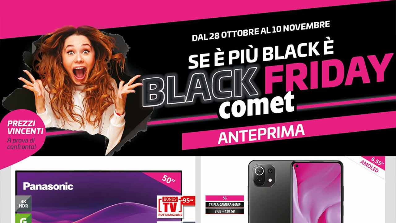 Volantino Comet Black Friday 2021 