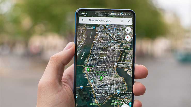 Google Maps per Android record