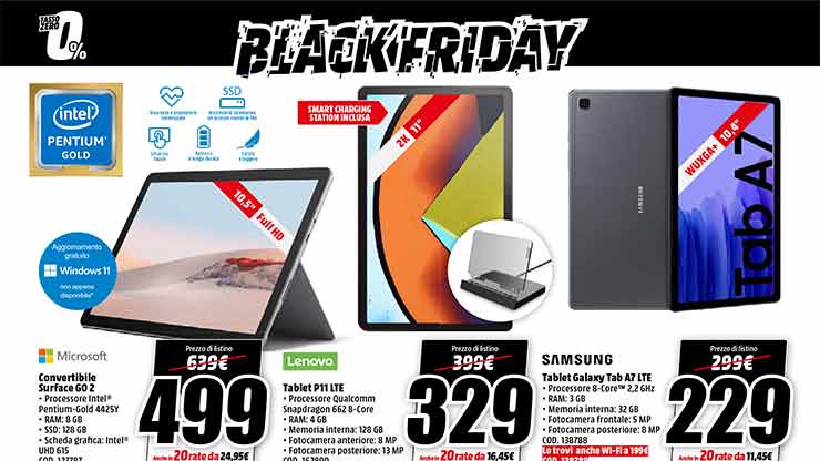 volantino MediaWorld novembre 2021 Black Friday