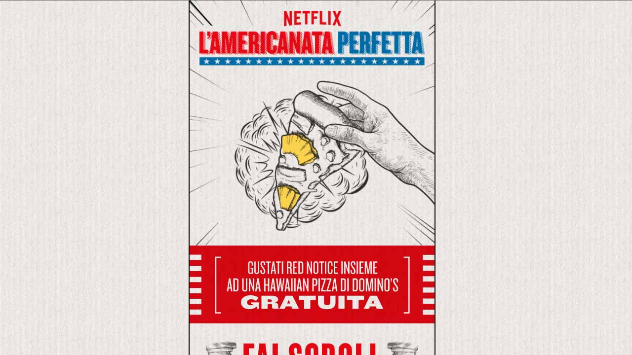 Netflix Americanata pizza ananas gratis