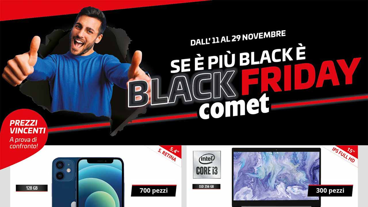 Volantino Comet Black Friday