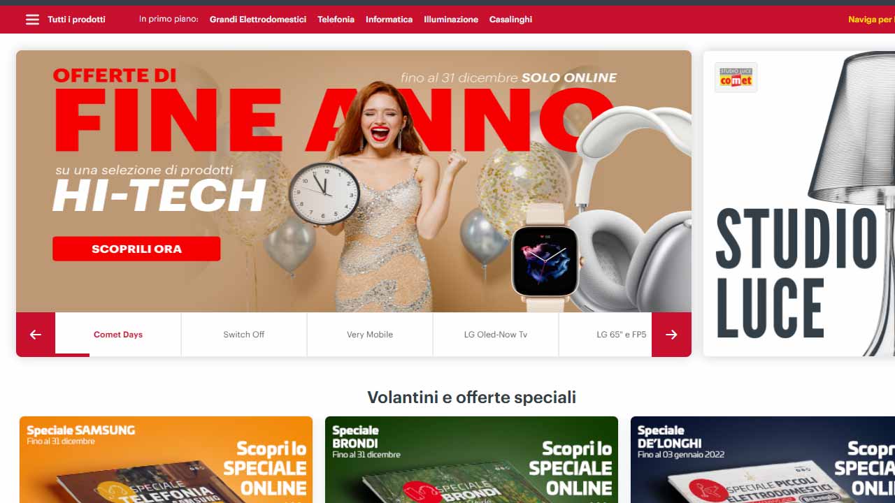 Offerte Comet online