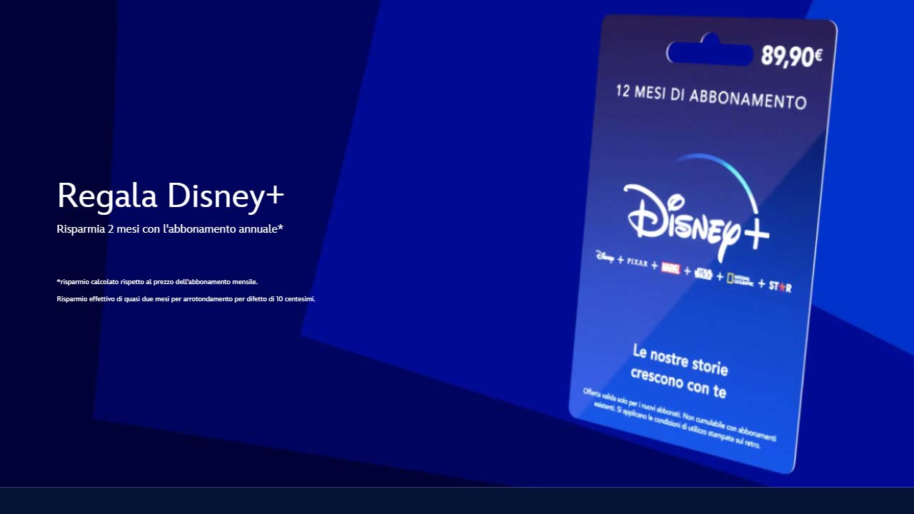 Disney Plus Card come funziona