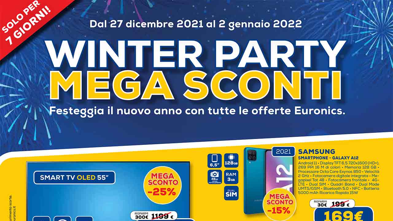 volantino Euronics dicembre 2021