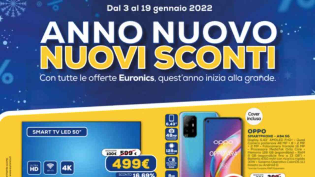 volantino euronics 20220102 cellulari.it