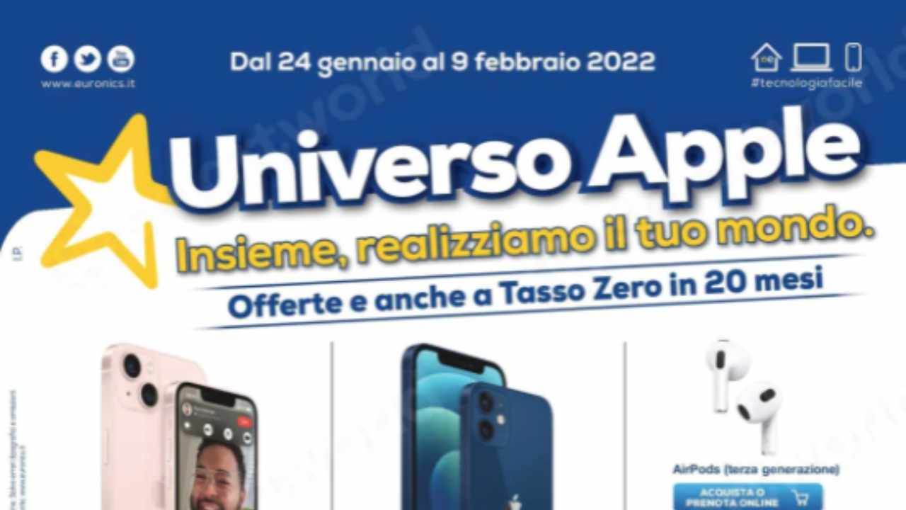volantino euronics 20220124 cellulari.it