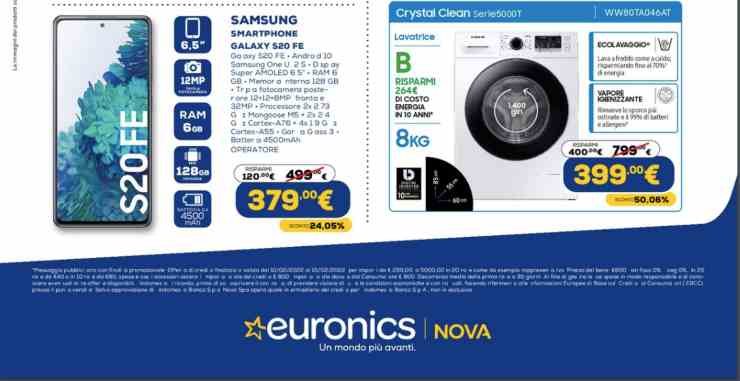 volantino euronics 20220210 cellulari.it