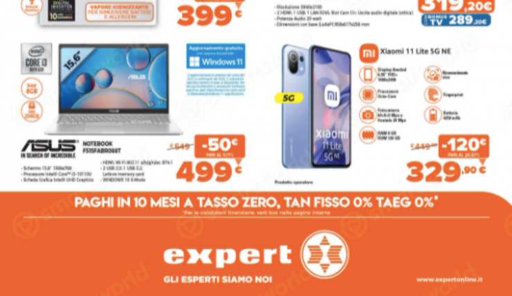 volantino expert 20220214 cellulari.it