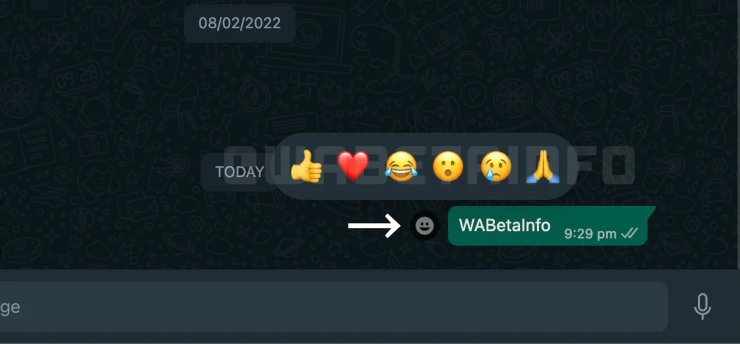 whatsapp reazioni 20220224 cellulari.it
